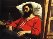 Charles Carolus - Duran The Convalescent ( The Wounded Man ) oil painting on canvas